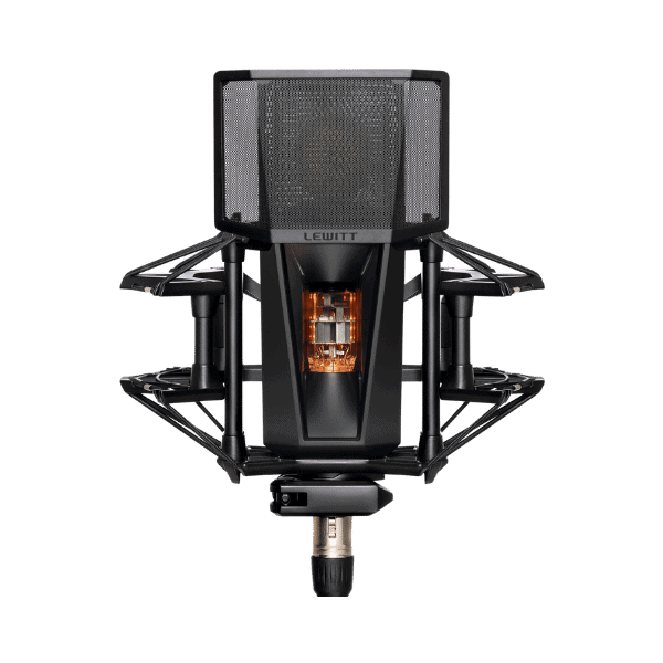 Lewitt Pure Tube - front - shock mount, pop filter